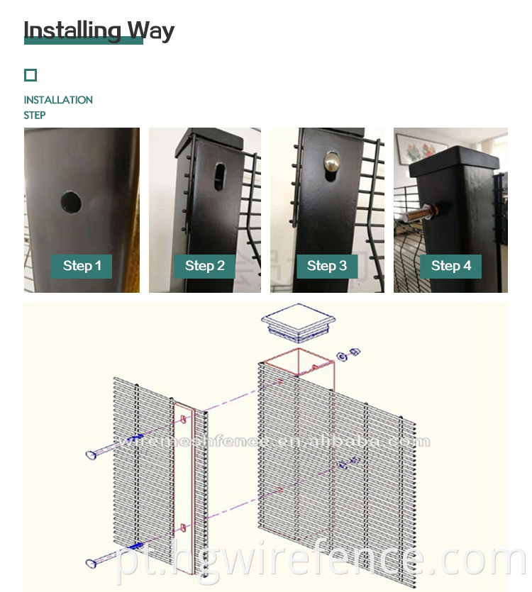 358 Preço da cerca anti -escalada Malásia